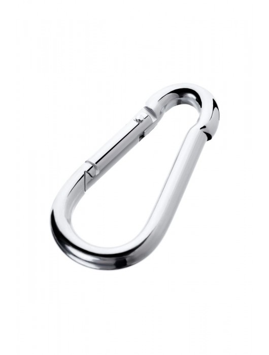 Серебристый карабин TOYFA Metal - ToyFa - купить с доставкой в Королеве