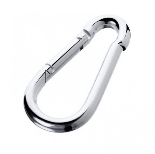 Серебристый карабин TOYFA Metal - ToyFa - купить с доставкой в Королеве