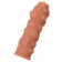 Телесная реалистичная насадка KOKOS Extreme Sleeve 11 с дополнительной стимуляцией - 12,7 см. - KOKOS - в Королеве купить с доставкой