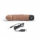 Кофейный вибратор-реалистик 6.5  Girthy Realistic Vibrator - 19 см. - PowerCocks