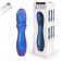 Синий вибромассажёр со спиралевидным рельефом - 14 см. - DAISY купить в Королеве с доставкой в Orgasmix.ru Синий вибромассажёр со спиралевидным рельефом - 14 см. - DAISY