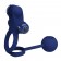Синее вибрирующее кольцо с утяжеляющим шариком - Baile - в Королеве купить с доставкой Синее вибрирующее кольцо с утяжеляющим шариком - Baile - в Королеве купить с доставкой