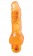 Оранжевый вибратор-реалистик JELLY JOY 7INCH 10 RHYTHMS ORANGE - 17,5 см. - Dream Toys купить в Королеве с доставкой в Orgasmix.ru Оранжевый вибратор-реалистик JELLY JOY 7INCH 10 RHYTHMS ORANGE - 17,5 см. - Dream Toys