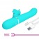 Аквамариновый вибратор-кролик Ridgely - 22,6 см. - Baile купить в Королеве с доставкой в Orgasmix.ru Аквамариновый вибратор-кролик Ridgely - 22,6 см. - Baile